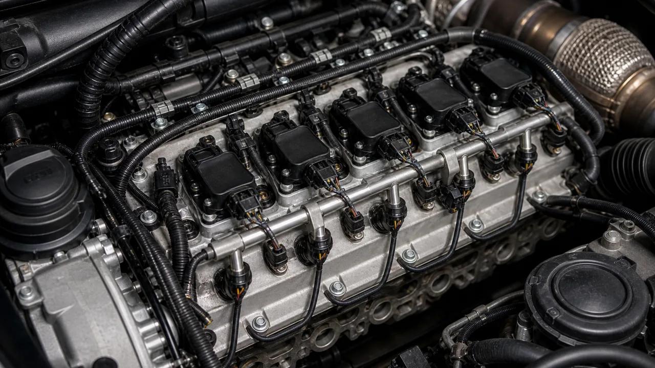 Diagnostic order illustration for BMW Drivetrain Malfunction and Misfire Under Acceleration: Coil, Plug, or Injector?
