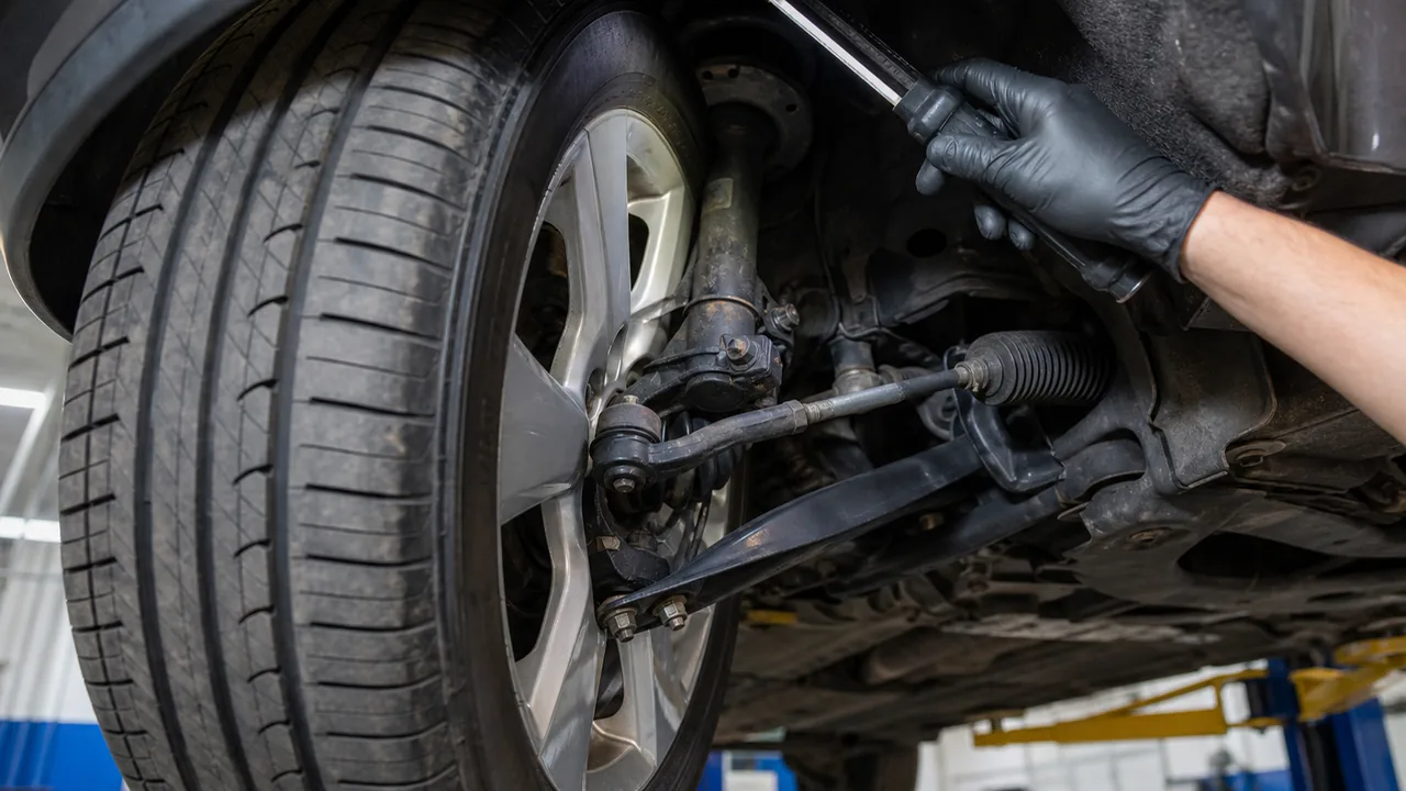 Car Shakes When Braking at Highway Speeds: Rotors, Hub Rust, or Wheel Bearing? 3 Front tire, wheel, steering, and suspension inspection for highway-speed brake shake