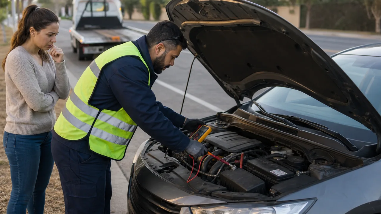 Car Starts With a Jump Then Dies Again: Battery or Alternator? 4 When it is urgent illustration for Car Starts With a Jump Then Dies Again: Battery or Alternator?