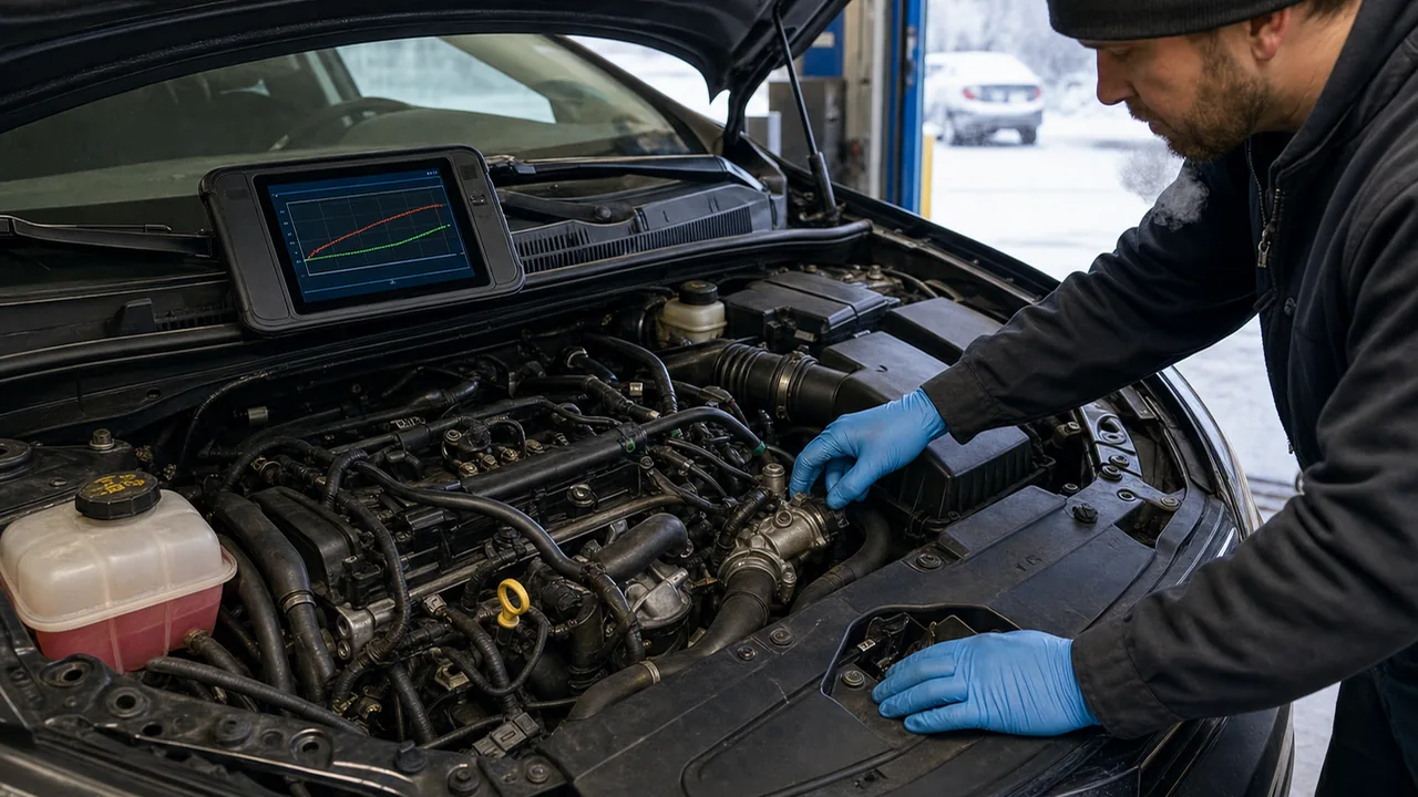 P0128 Code in Cold Weather: Thermostat Stuck Open or Bad Coolant Sensor? 2 Main causes illustration for P0128 Code in Cold Weather: Thermostat Stuck Open or Bad Coolant Sensor?