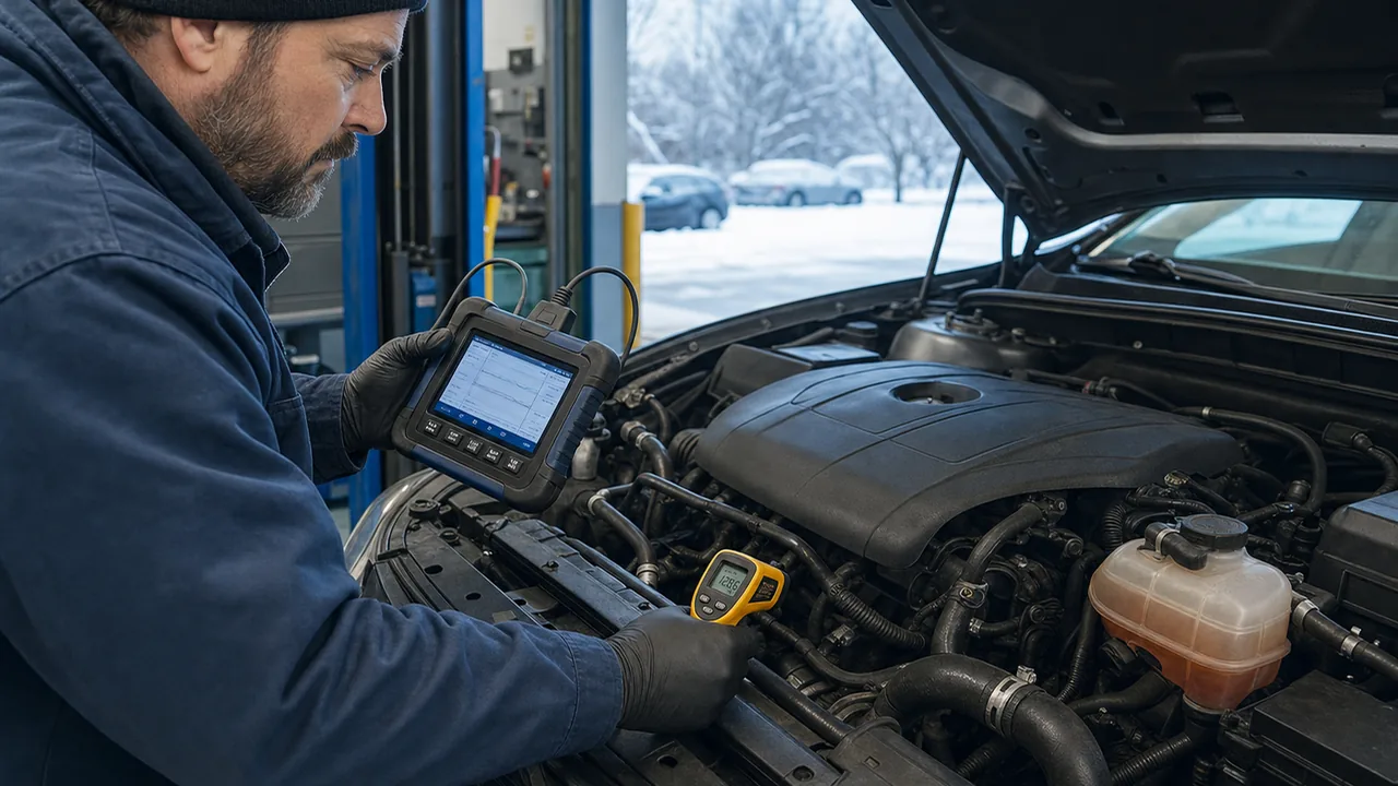 P0128 Code in Cold Weather: Thermostat Stuck Open or Bad Coolant Sensor? 4 Diagnostic order illustration for P0128 Code in Cold Weather: Thermostat Stuck Open or Bad Coolant Sensor?