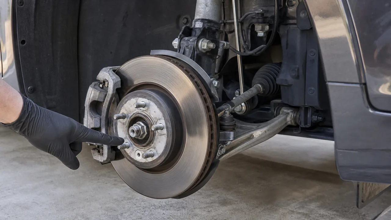 Quick checks illustration for Steering Wheel Shakes at 60–70 MPH but Not While Braking: Tire Balance or Suspension?