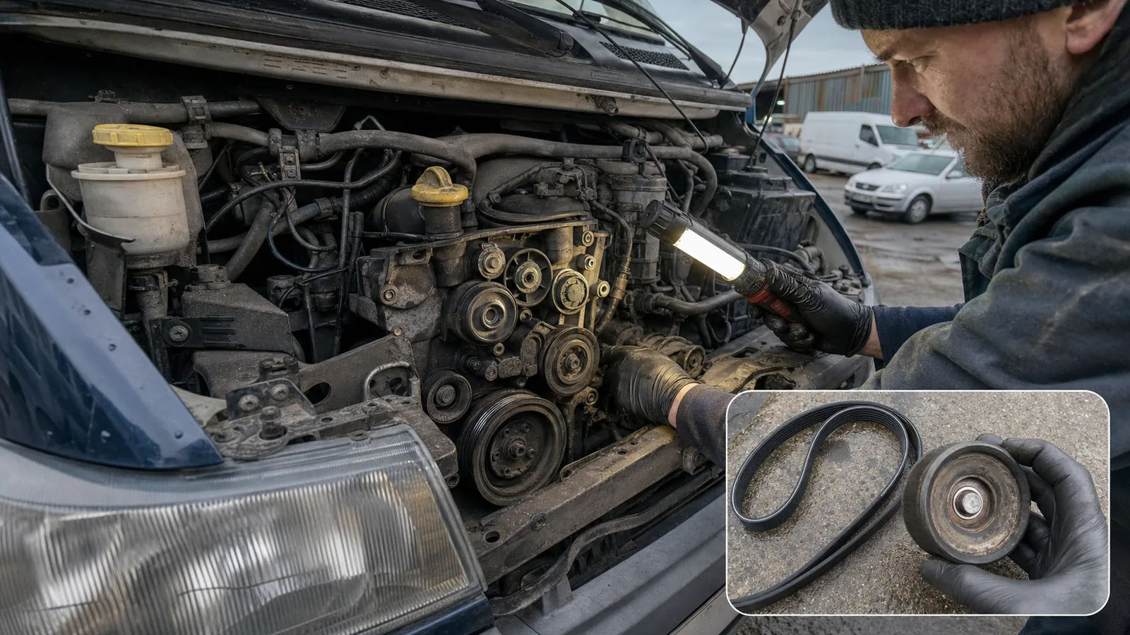 2003 Transit Mk6 Auxiliary Belt Fell Off: What to Check Before Refitting 4 2003 Transit Mk6 Auxiliary Belt Fell Off: What to Check Before Refitting