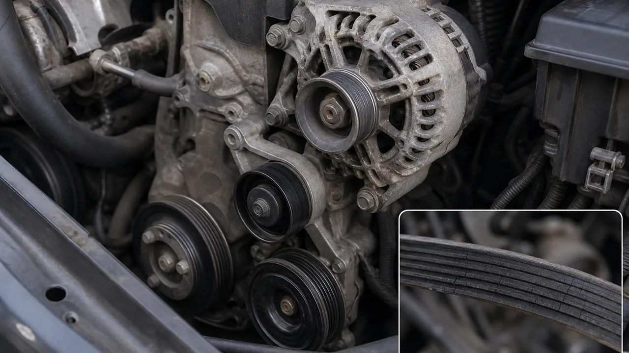 2003 Transit Mk6 Auxiliary Belt Fell Off: What to Check Before Refitting 2 Before replacing it illustration for 2003 Transit Mk6 Auxiliary Belt Fell Off: What to Check Before Refitting