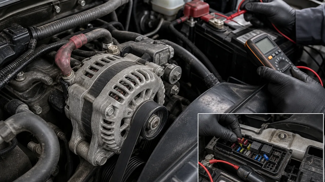 Diagnostic order illustration for 2013 Nissan Frontier Parasitic Battery Drain: How to Narrow the Fuse Path