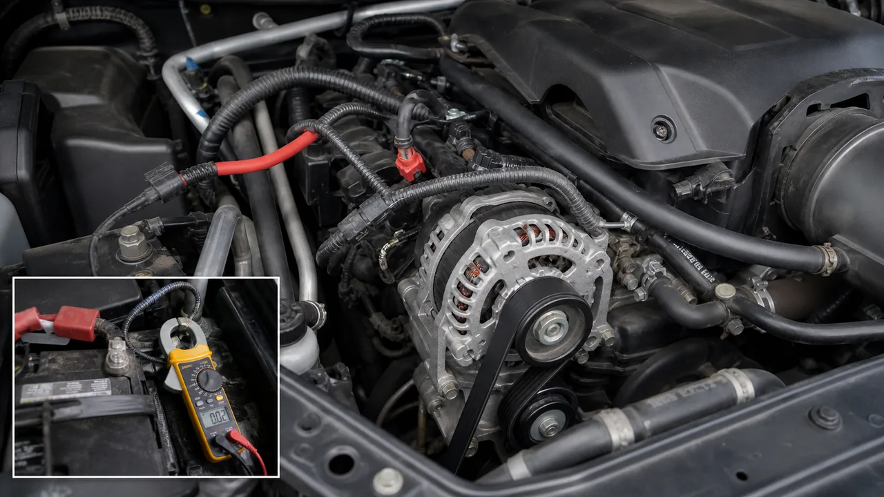 What parasitic battery draw means on a 2013 Nissan Frontier illustration for 2013 Nissan Frontier Parasitic Battery Draw: What to Check First