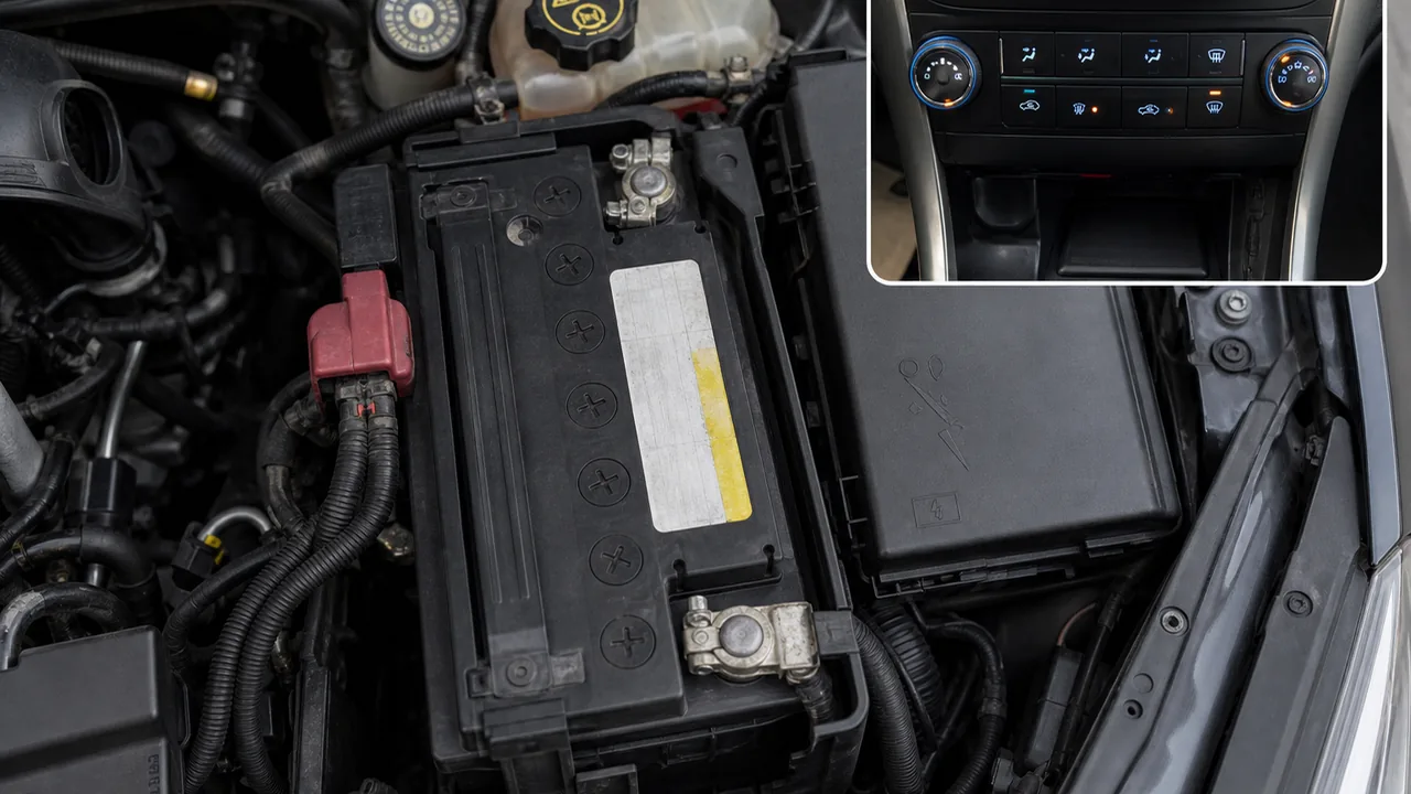 Inspection steps illustration for 2015 Chevy Malibu HVAC Control Panel Has Power But Does Not Work: Diagnosis Guide