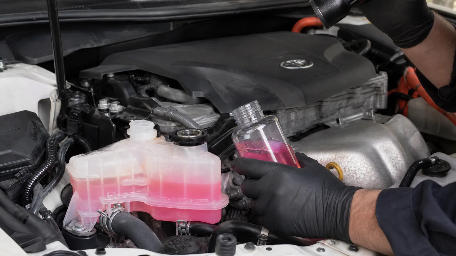 2017 Toyota Camry Hybrid Pink Coolant Top-Off: What Is Safe to Mix 4 2017 Toyota Camry Hybrid Pink Coolant Top-Off: What Is Safe to Mix