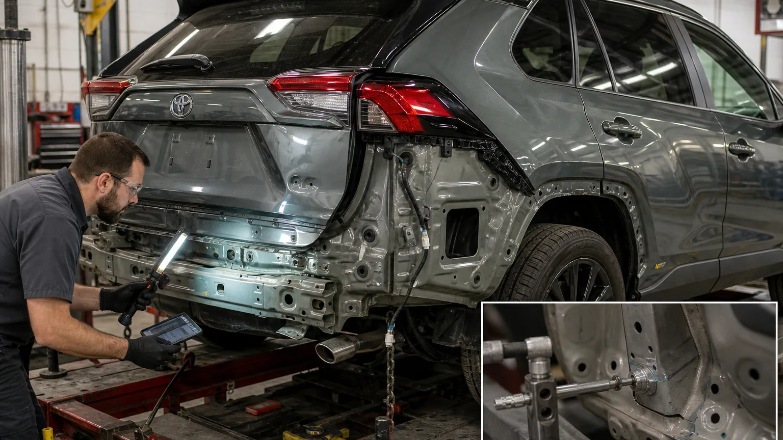 2025 Toyota RAV4 Hidden Structural Damage After a Rear Impact 4 2025 Toyota RAV4 Hidden Structural Damage After a Rear Impact