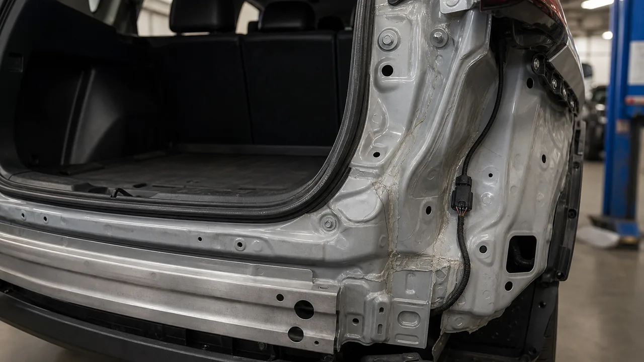 2025 Toyota RAV4 Hidden Structural Damage After a Rear Impact 2 H2: Quick Safety Triage After a Rear Impact. illustration for 2025 Toyota RAV4 Hidden Structural Damage After a Rear Impact