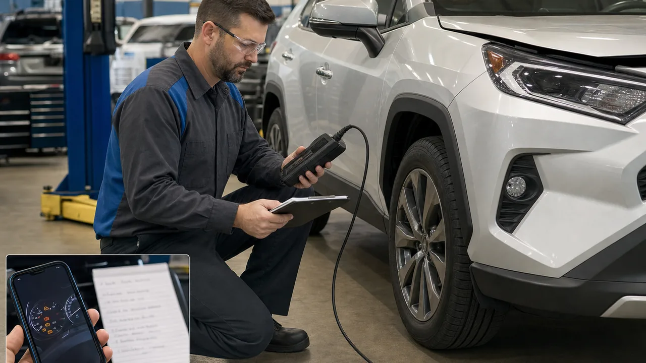 2025 Toyota RAV4 Suddenly Brakes and Shuts Off Without Driver Input 2 Owner Checks Before Service illustration for 2025 Toyota RAV4 Suddenly Brakes and Shuts Off Without Driver Input