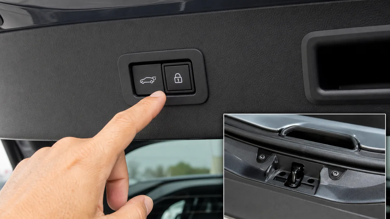 2026 Toyota bZ4X Tailgate Close and Lock Button Does Nothing 3 Ranked causes of a non-responsive Close and Lock button illustration for 2026 Toyota bZ4X Tailgate Close and Lock Button Does Nothing