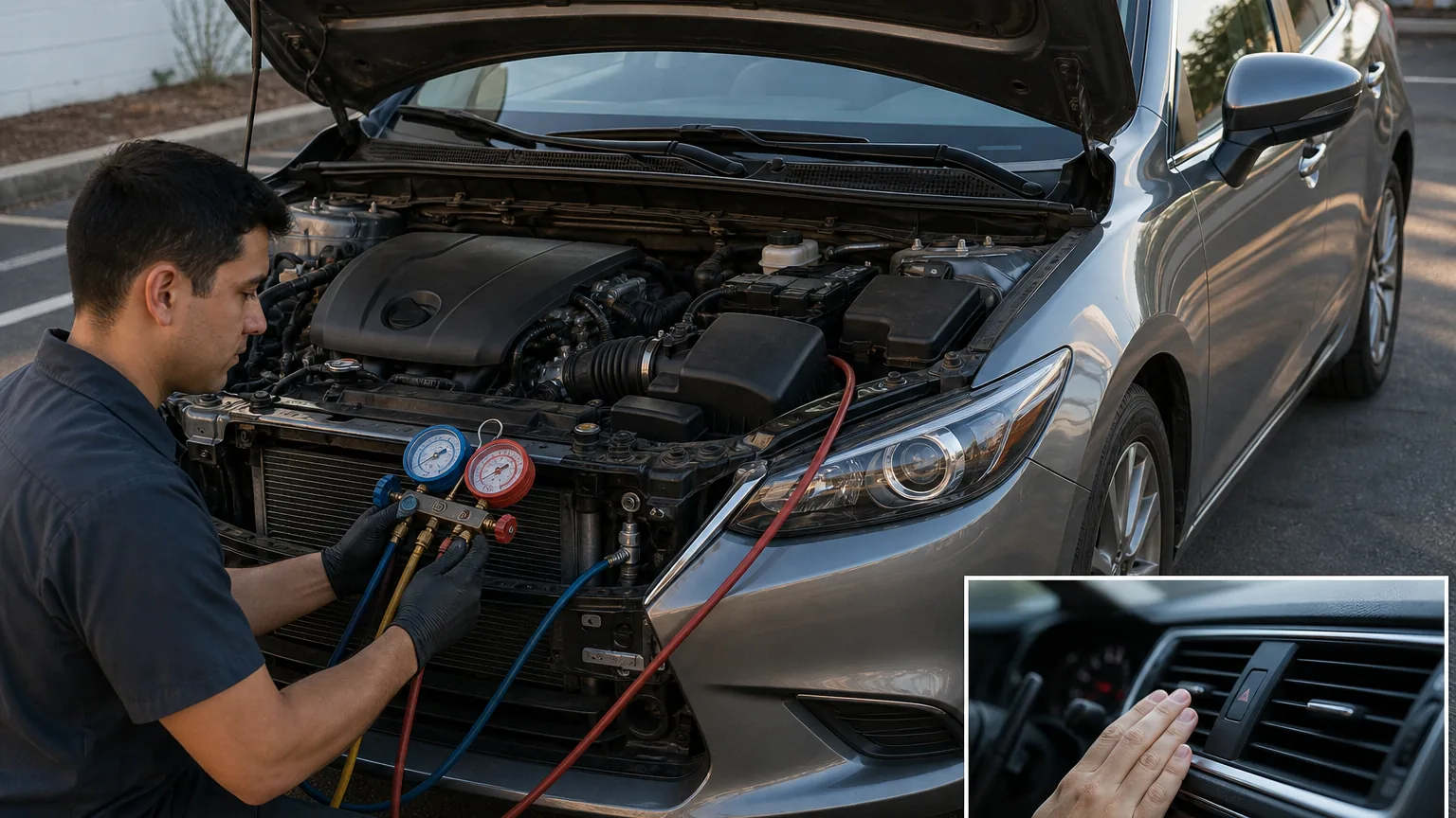 AC Blows Warm at Idle but Cold While Driving: Fan, Refrigerant, or Compressor?