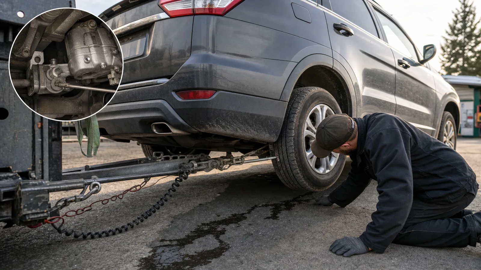 Flat Towing an Automatic SUV Without Transfer Case Disengagement: What Damage to Check 4 Flat Towing an Automatic SUV Without Transfer Case Disengagement: What Damage to Check