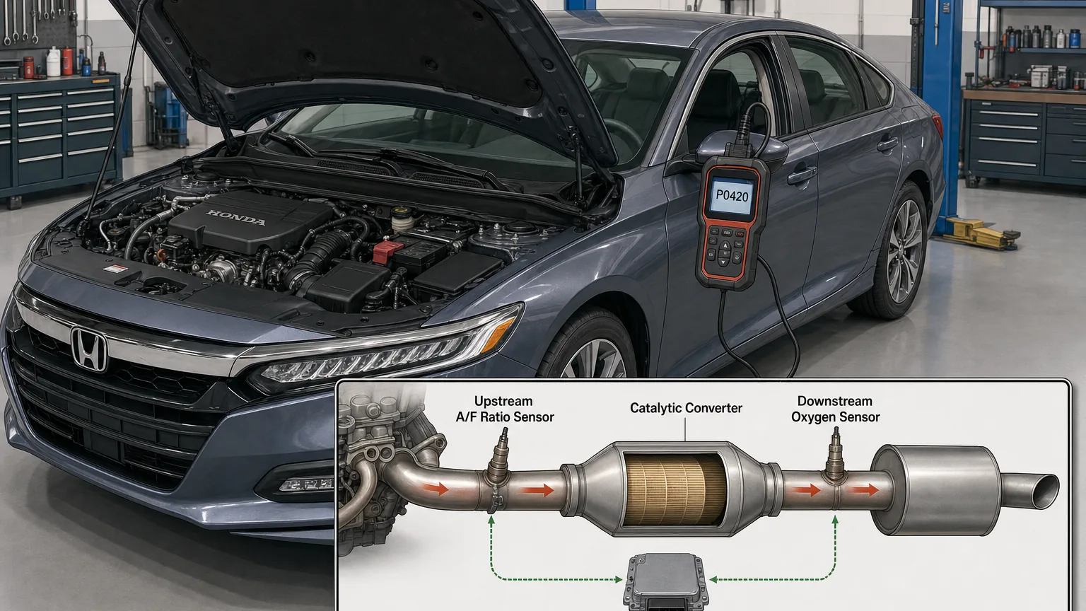 Honda P0420 After Replacing O2 Sensor: Why the Code Still Comes Back