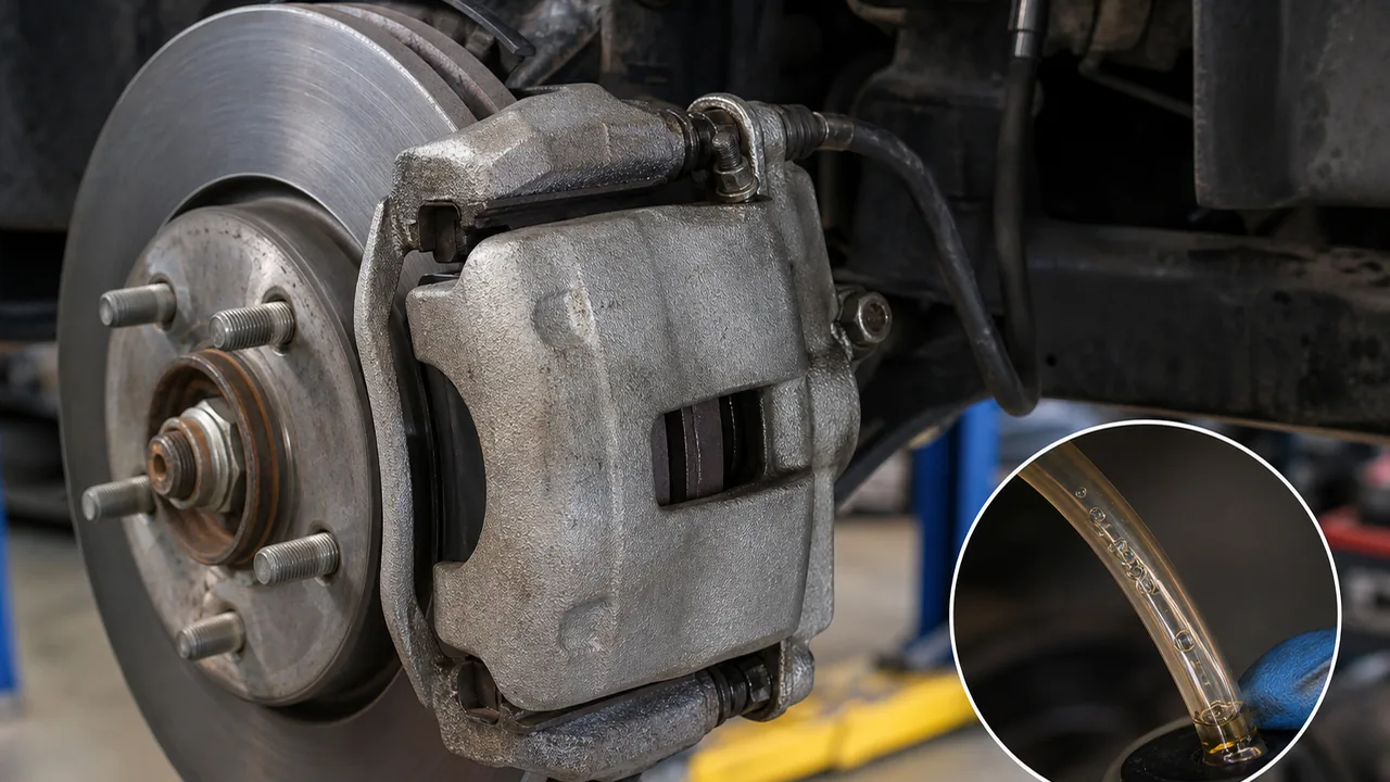 Common failure signs illustration for How to Bleed Brakes After Caliper Replacement: Soft Pedal Troubleshooting