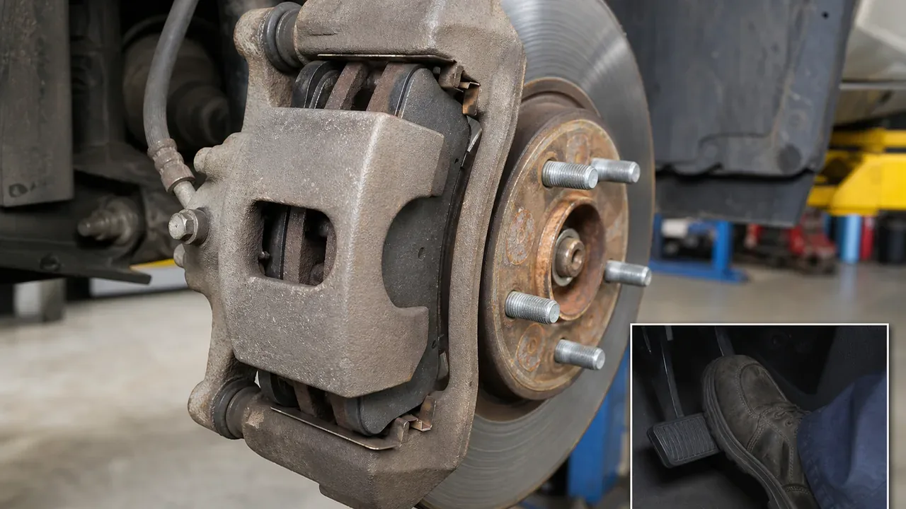 How to Bleed Brakes on a 2008 Saturn Outlook When the Pedal Still Feels Soft 1 Do Not Drive If These Brake Symptoms Are Present illustration for How to Bleed Brakes on a 2008 Saturn Outlook When the Pedal Still Feels Soft