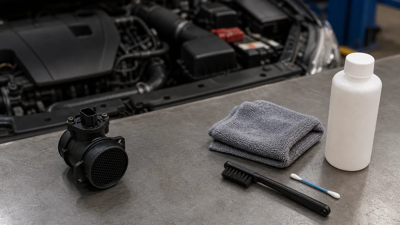 Items that should not be used on a mass air flow sensor