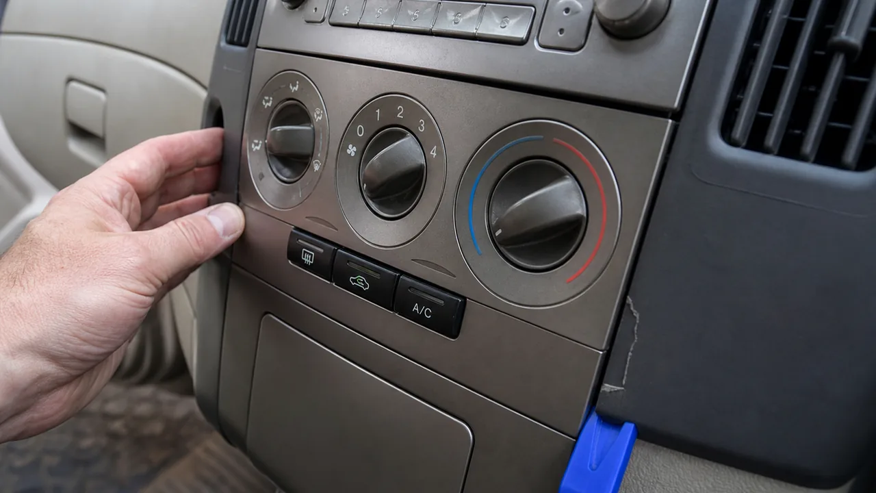How to Diagnose a 2004 Toyota Corolla Verso Heater Control Fascia That Will Not Come Off 2 Before replacing it illustration for How to Diagnose a 2004 Toyota Corolla Verso Heater Control Fascia That Will Not Come Off