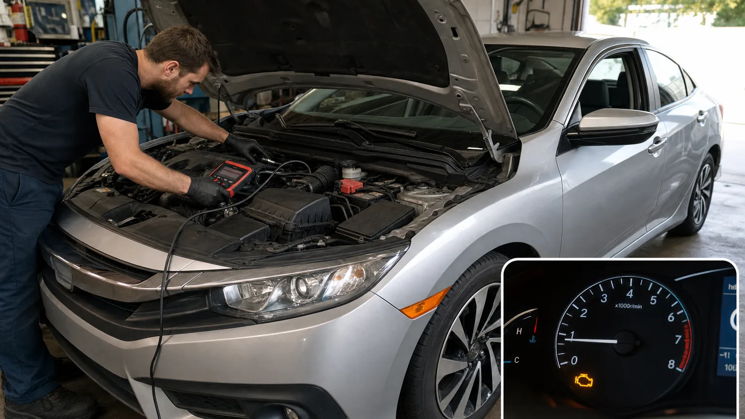 How to Diagnose a 2016 Honda Civic That Starts Stalling With the Engine Light On