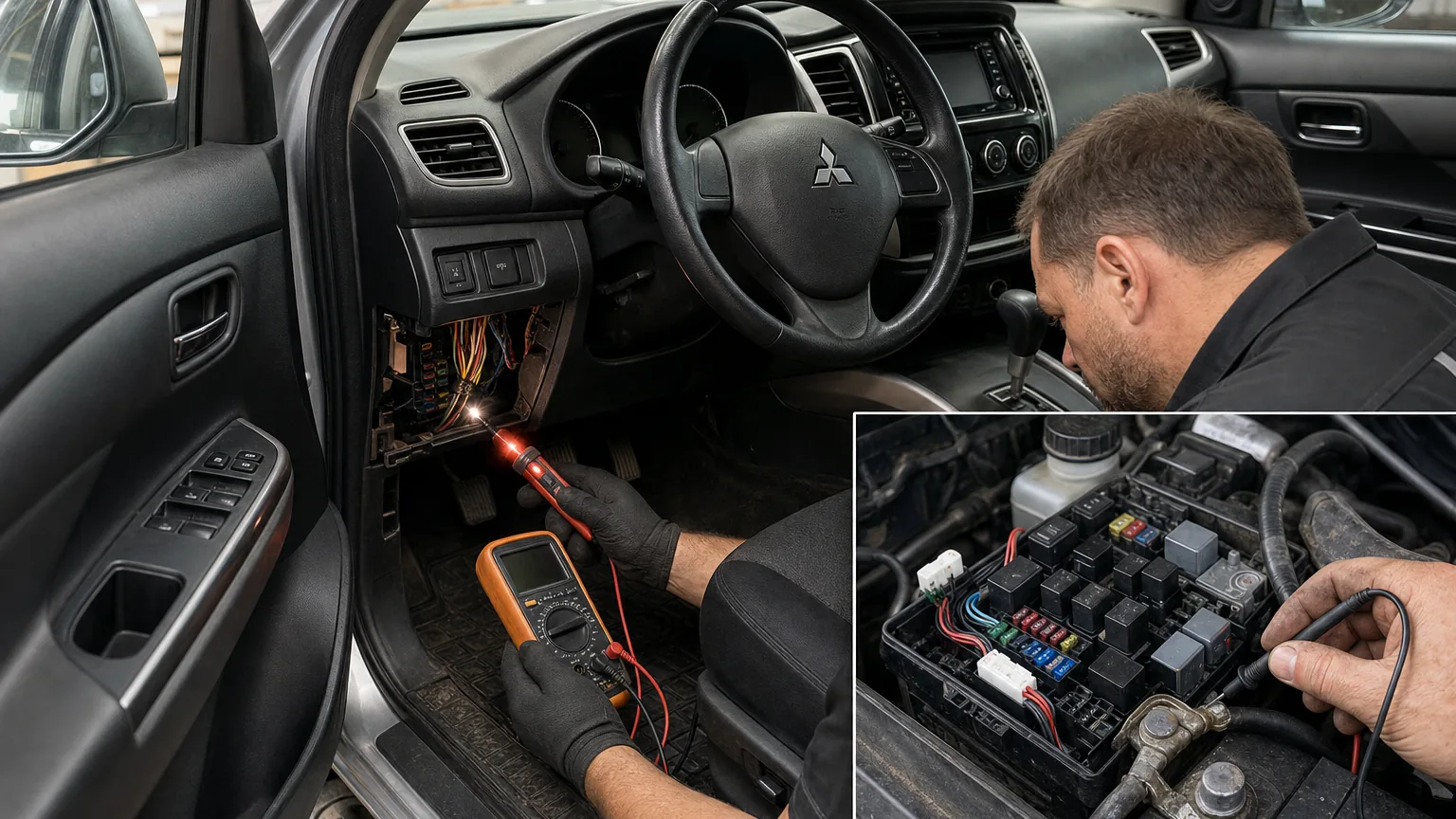 How to Diagnose a 2017 Mitsubishi L200 Electrical Failure That Takes Out Gauges, Windows, and Lights 4 How to Diagnose a 2017 Mitsubishi L200 Electrical Failure That Takes Out Gauges, Windows, and Lights