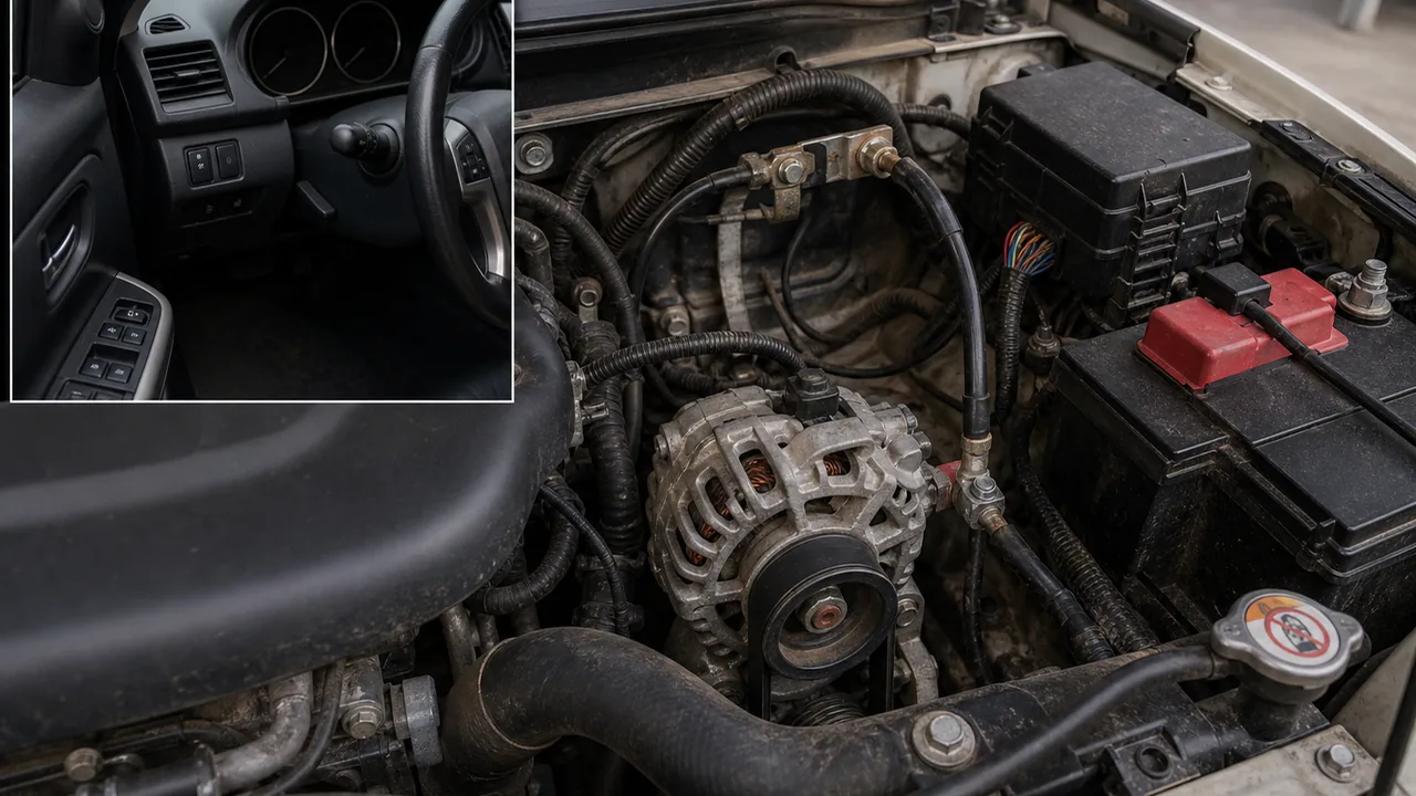 How to Diagnose a 2017 Mitsubishi L200 Electrical Failure That Takes Out Gauges, Windows, and Lights 3 How to separate cluster failure from shared electrical failure illustration for How to Diagnose a 2017 Mitsubishi L200 Electrical Failure That Takes Out Gauges, Windows, and Lights