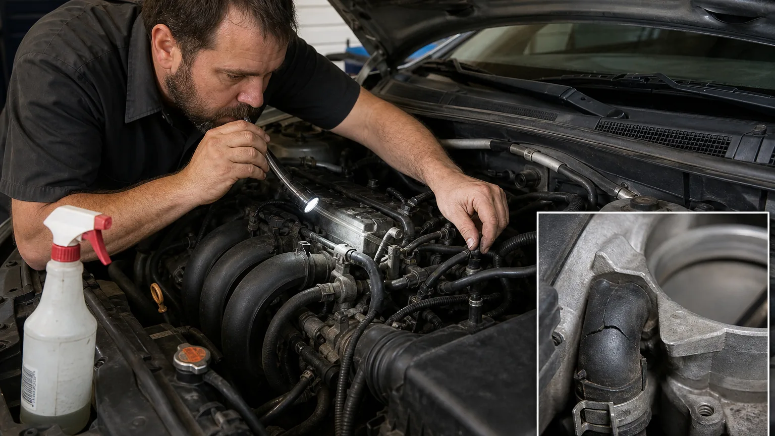 How to Find a Vacuum Leak Without a Smoke Machine