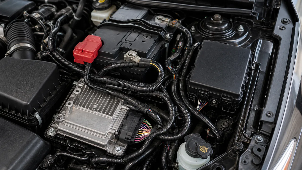 What this part does illustration for How to Stop Mice From Gnawing Car Wires Under the Bonnet