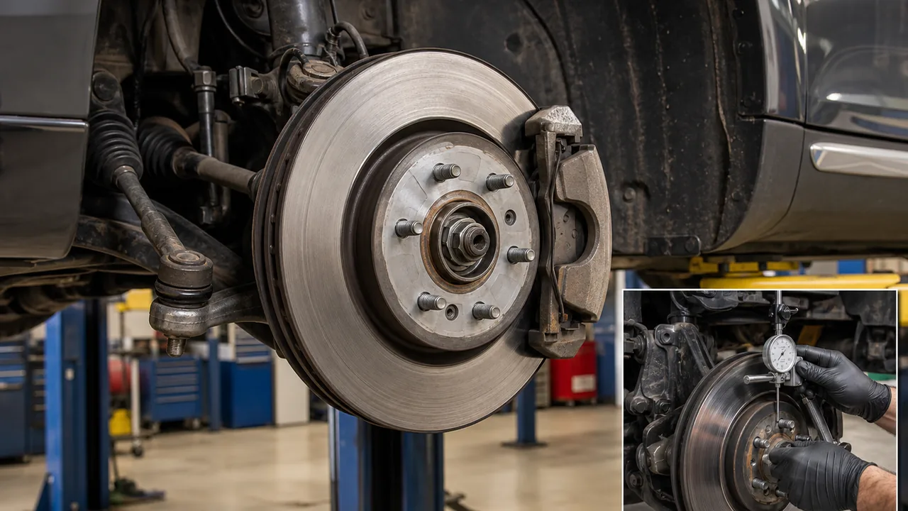 How to Tell Front vs Rear Brake Vibration From the Steering Wheel, Pedal, or Seat 2 Before replacing it illustration for How to Tell Front vs Rear Brake Vibration From the Steering Wheel, Pedal, or Seat