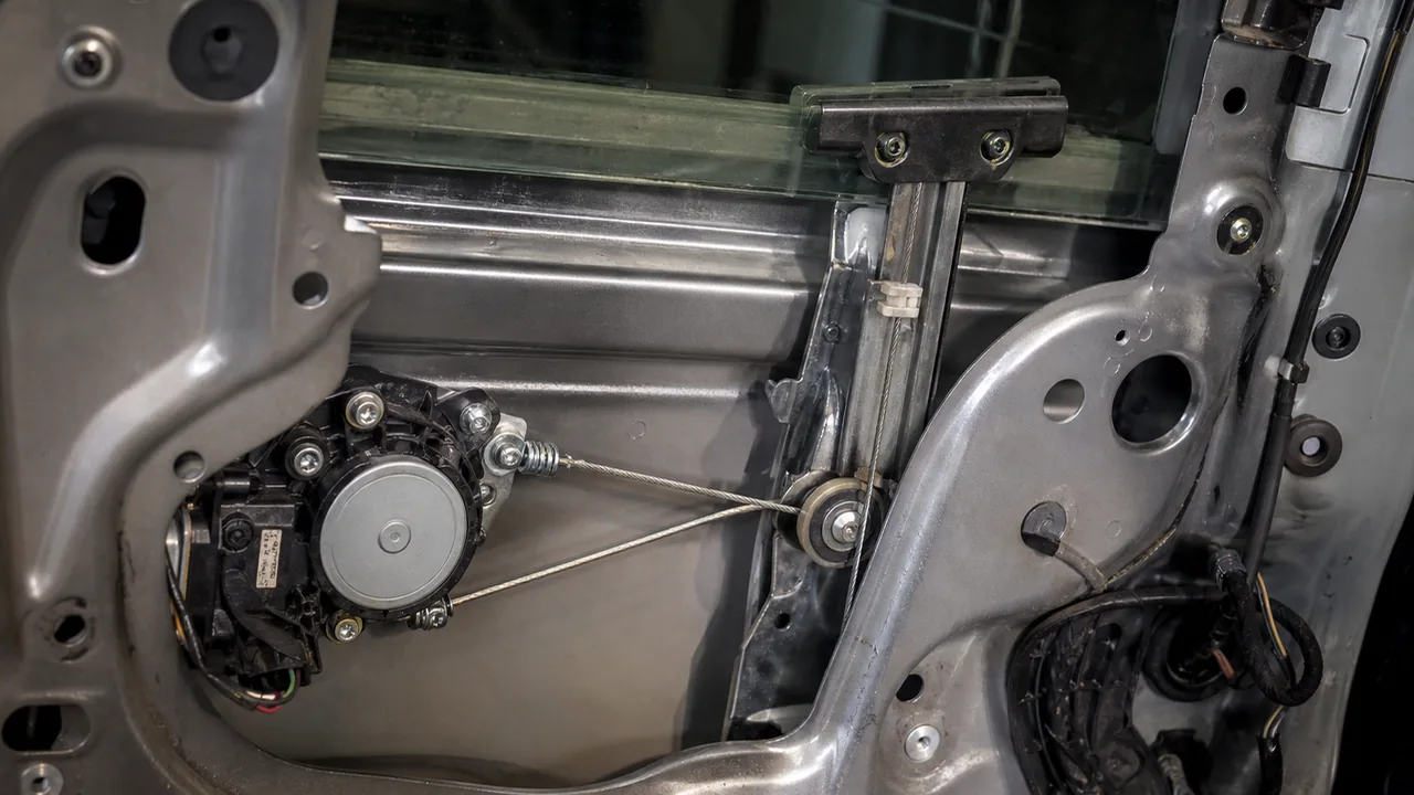 How to Test a Power Window Regulator Versus a Window Motor 2 Mechanical inspection: regulator, cable, track, and glass attachment illustration for How to Test a Power Window Regulator Versus a Window Motor