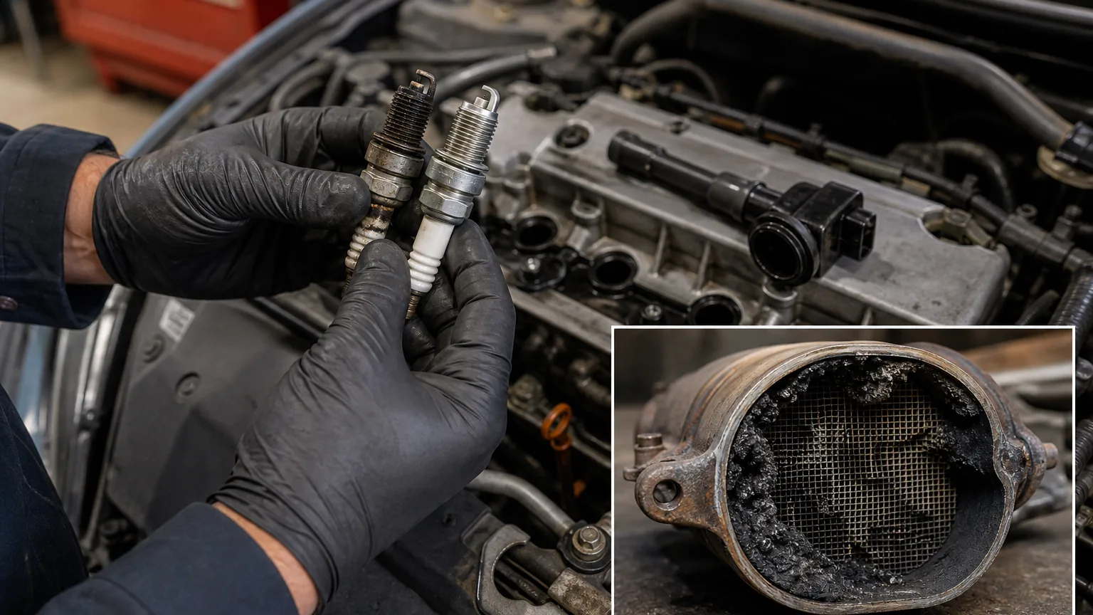 How Wrong Spark Plugs Can Lead to Catalytic Converter Clogging