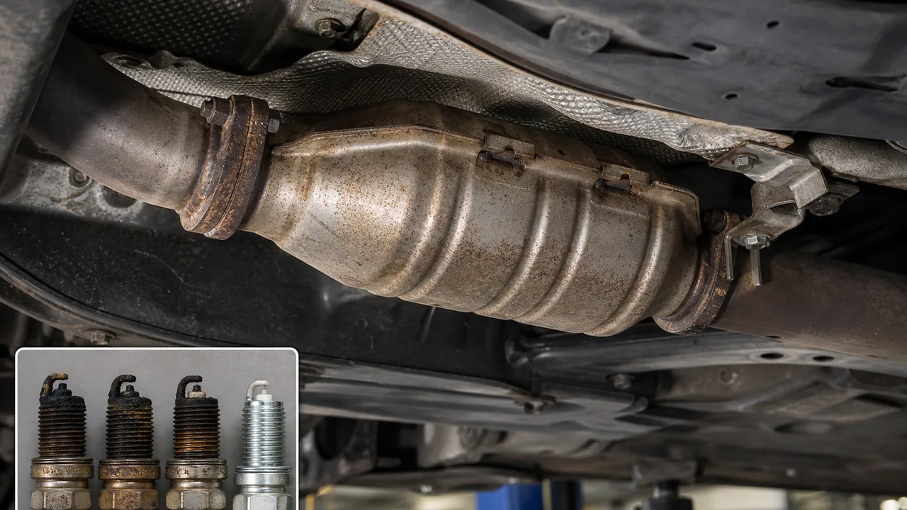 Spark Plug Mistakes That Increase Catalyst Risk illustration for How Wrong Spark Plugs Can Lead to Catalytic Converter Clogging