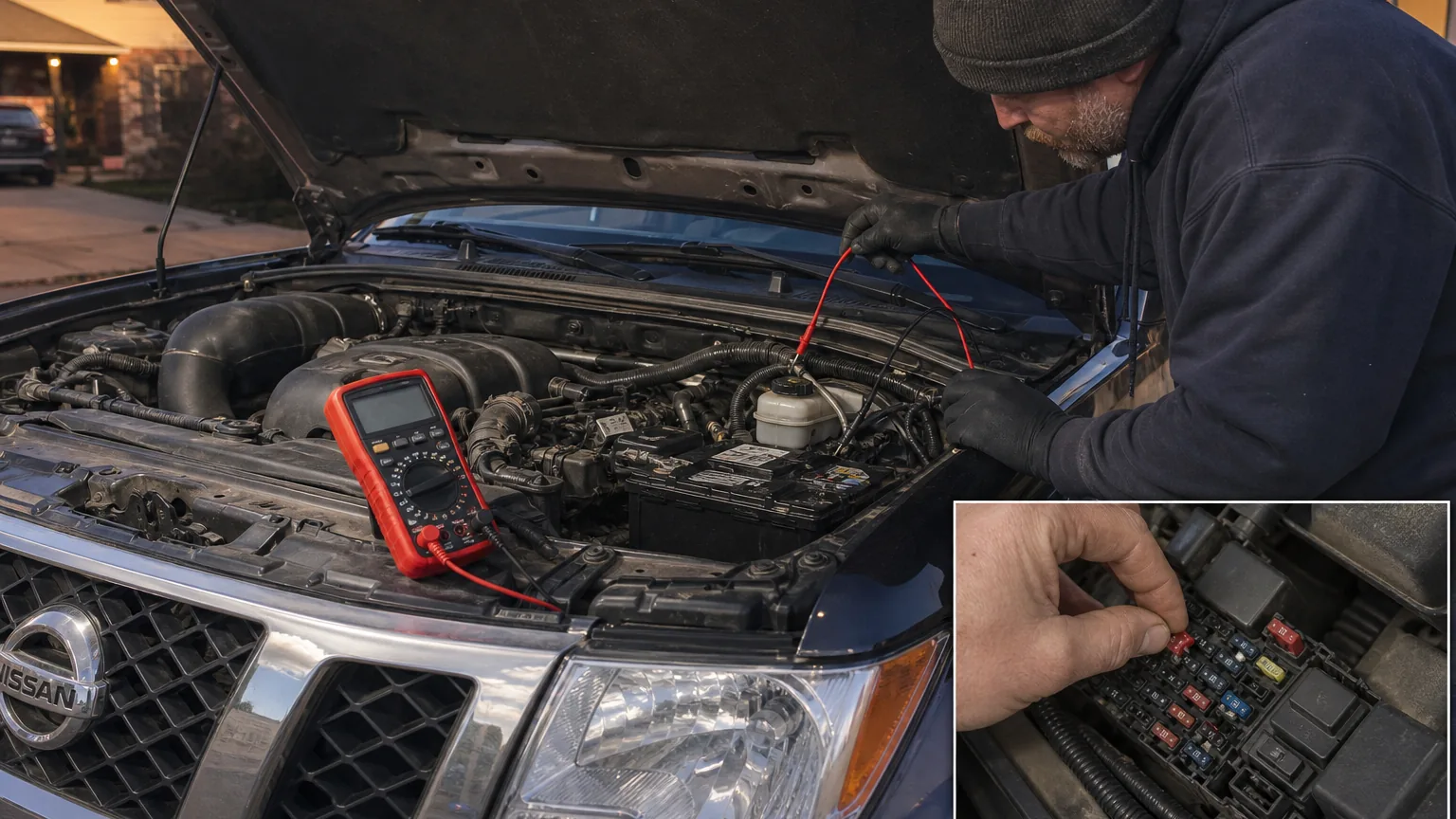 Parasitic Battery Drain on a 2013 Nissan Frontier: How to Find the Source 4 Parasitic Battery Drain on a 2013 Nissan Frontier: How to Find the Source