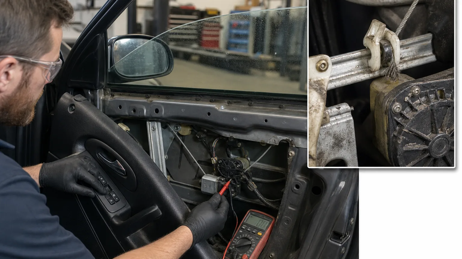 Power Window Stuck Partway: How to Tell If the Regulator or Motor Is Failing