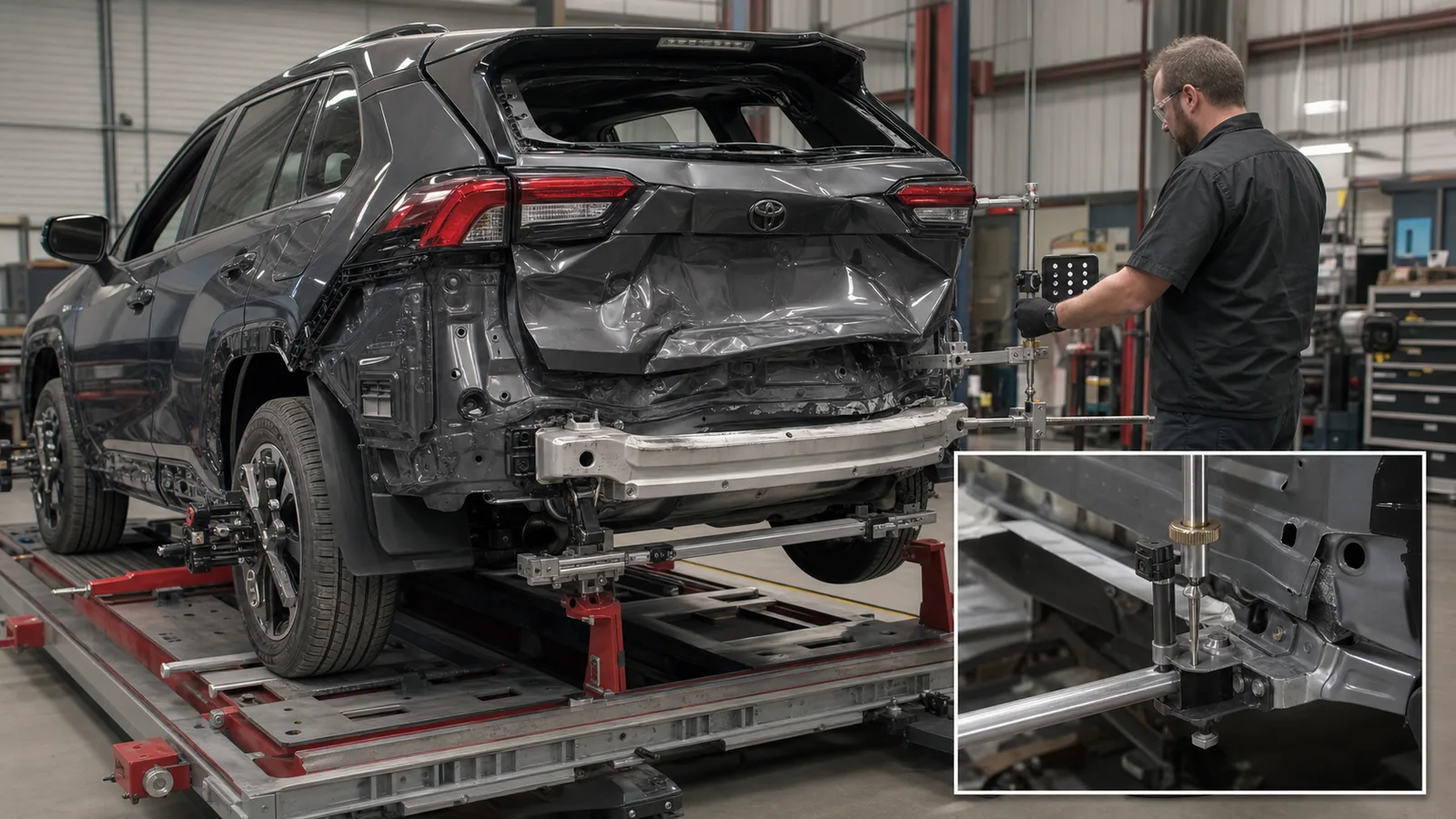 Rear-Ended 2025 Toyota RAV4: When Structural Measurements Are Needed 4 Rear-Ended 2025 Toyota RAV4: When Structural Measurements Are Needed