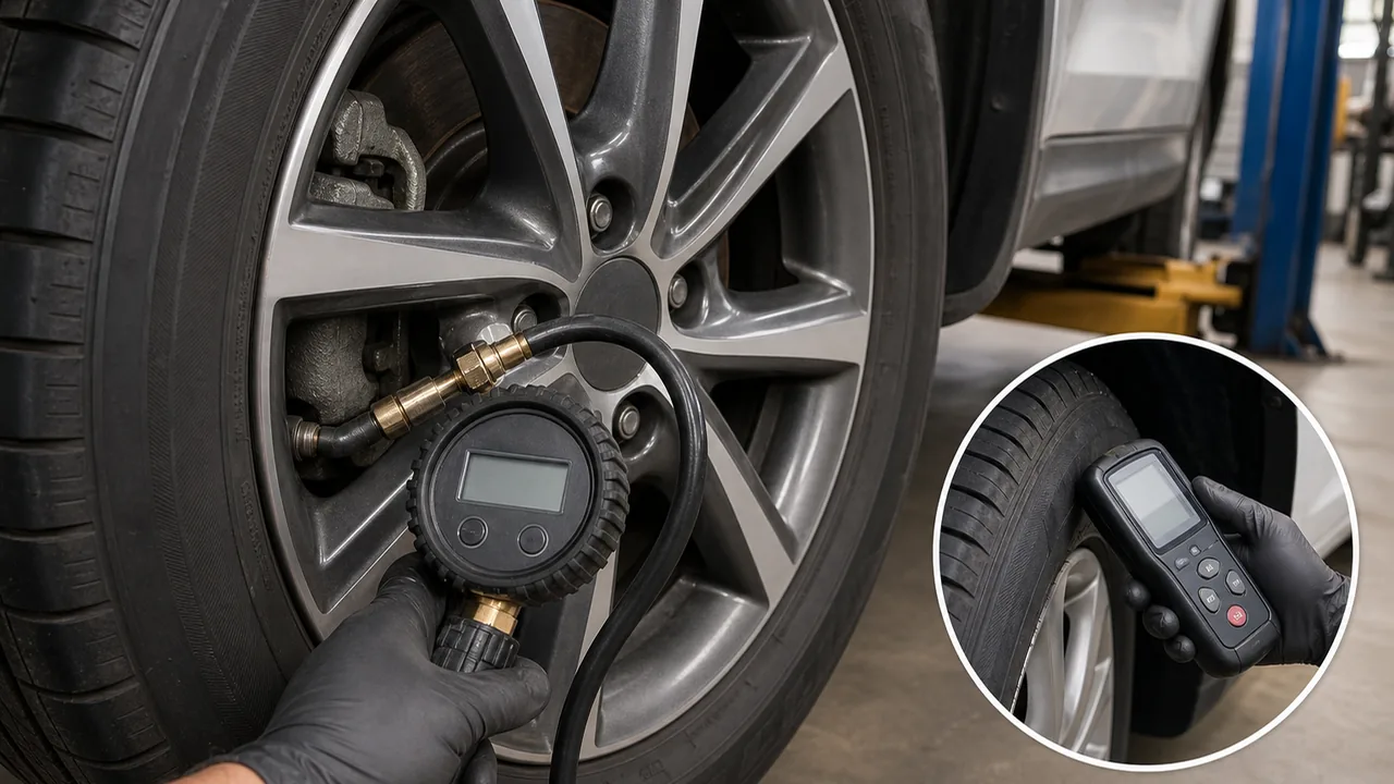 TPMS Light After Tire Rotation or New Tires: Relearn, Sensor, or Pressure? 3 Inspection steps illustration for TPMS Light After Tire Rotation or New Tires: Relearn, Sensor, or Pressure?