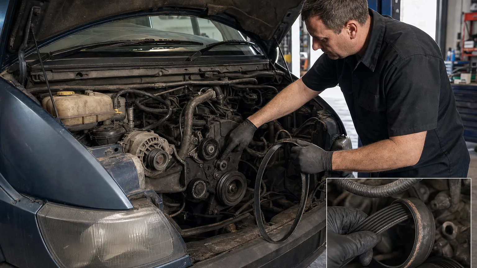 Transit Mk6 Auxiliary Belt Fell Off: What to Check Before Refitting