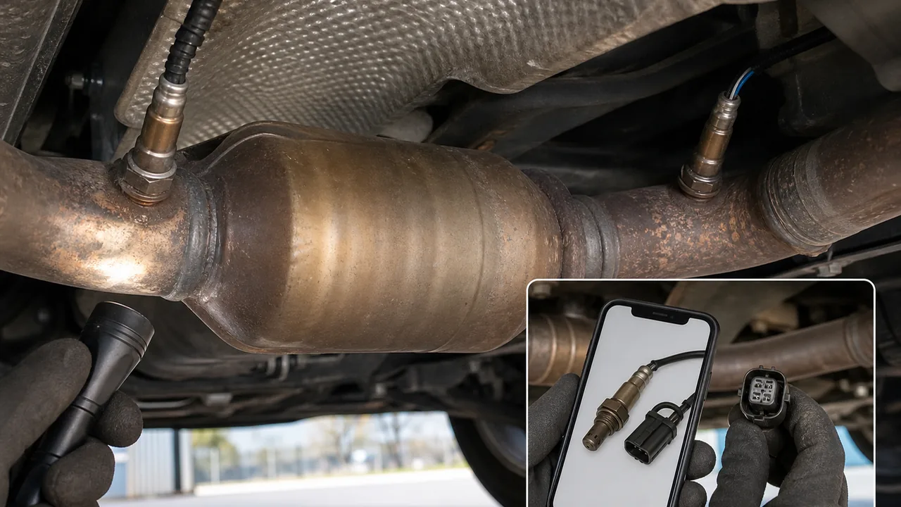 Owner-safe checks before buying parts illustration for Upstream vs Downstream O2 Sensor: Which One Causes Your Code?