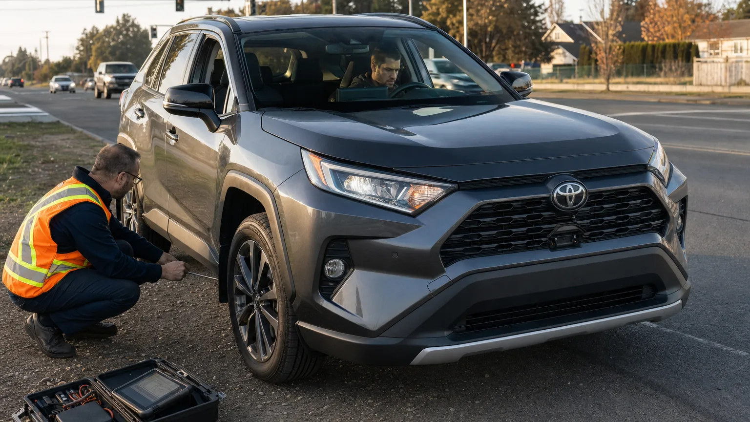 Why a 2025 Toyota RAV4 May Brake Hard on Its Own