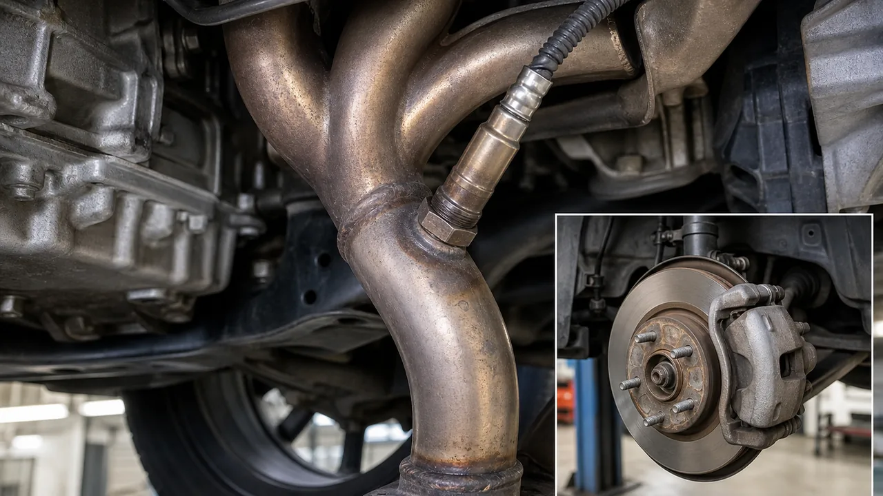 Why a Honda City GM2 Gets Poor Fuel Economy Even When It Runs Smoothly 3 Section: Why smooth running can be misleading. Explain hidden rich running, rolling resistance, brake drag, and temperature issues in plain language. illustration for Why a Honda City GM2 Gets Poor Fuel Economy Even When It Runs Smoothly
